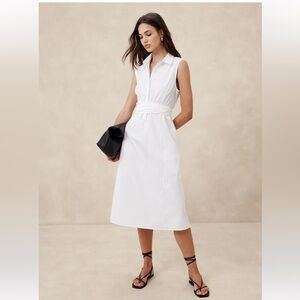 Banana Republic Factory white shirt dress